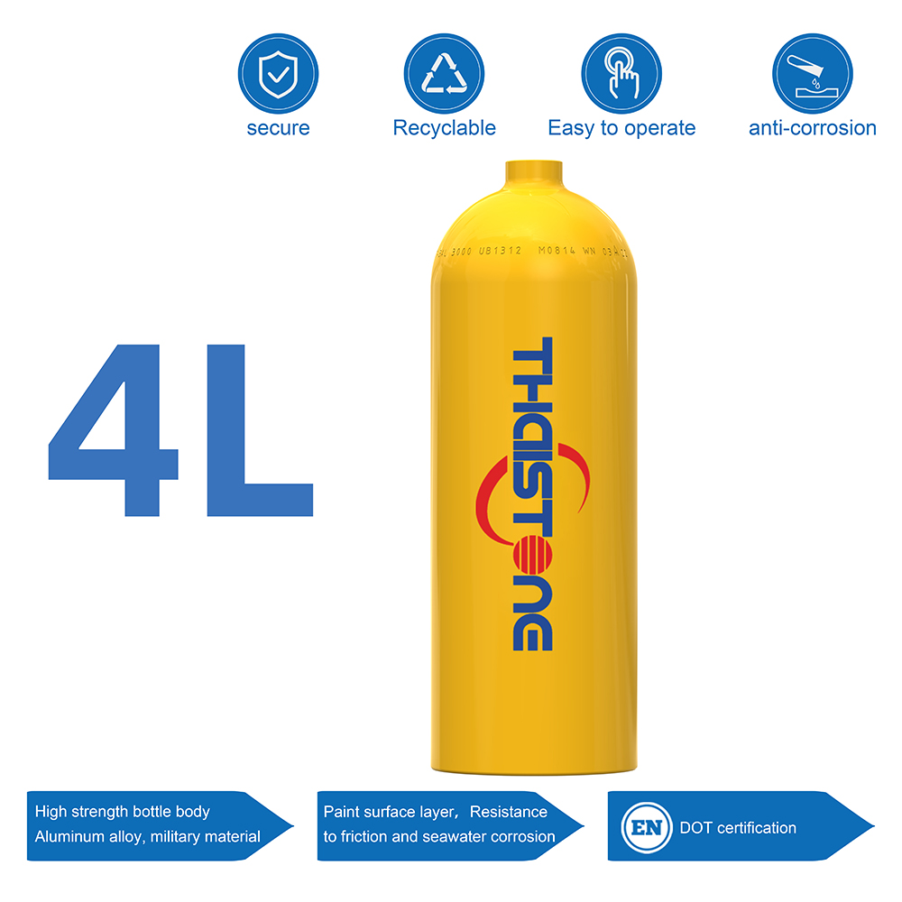 Aquatic Diving - 1PC Bouteille de plongée TPED (sans