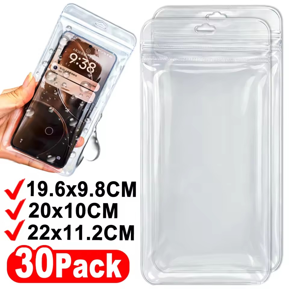 Aquatic Diving - Étui de téléphone transparent, anti-poussière, étanche,