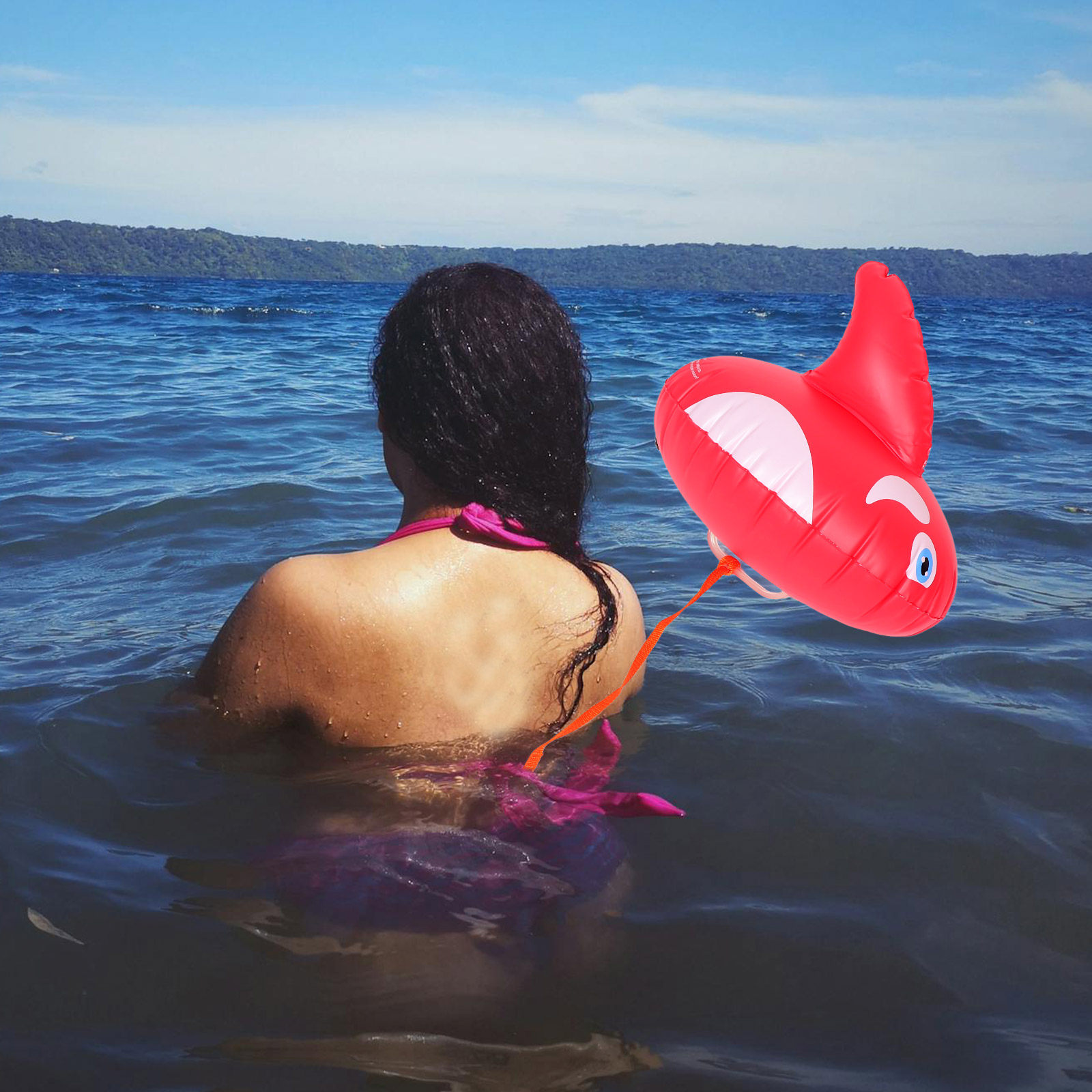 Swim Buoy Open Water - Bouée de natation gonflable avec ceinture