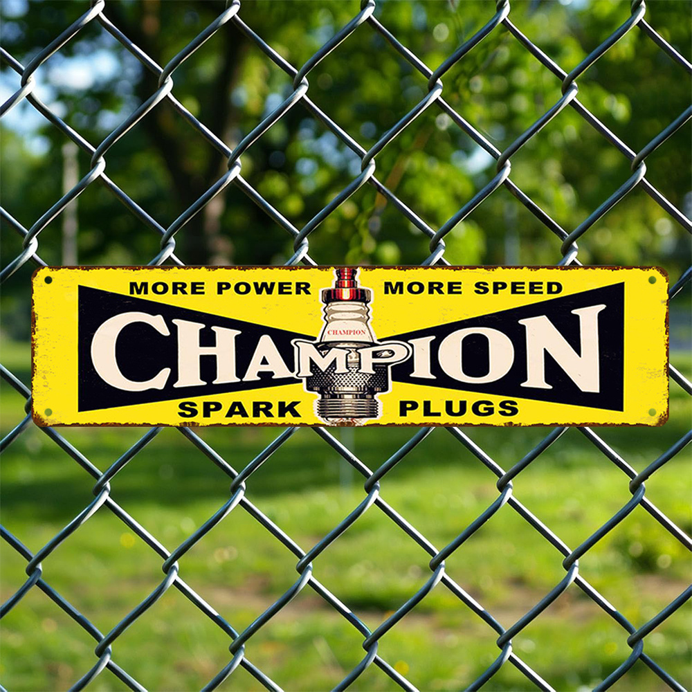 Plaque en métal vintage Champi - Victor Racket Jetspeed avis et prix